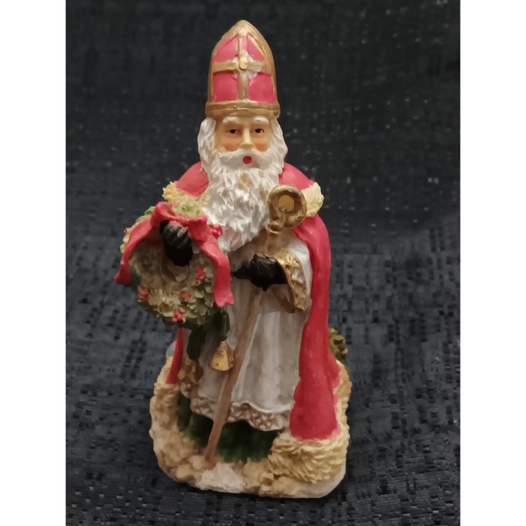 Vintage Saint Nicholas Figurine Christmas SC20 Austria International Resources - Picture 1 of 6